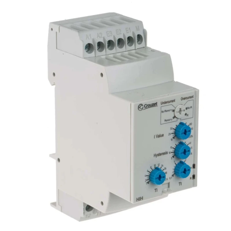 Crouzet Monitoring Relay 3 Phase DPDT DIN Rail 0.1A to 10A 24 V dc 240V ac 84871130