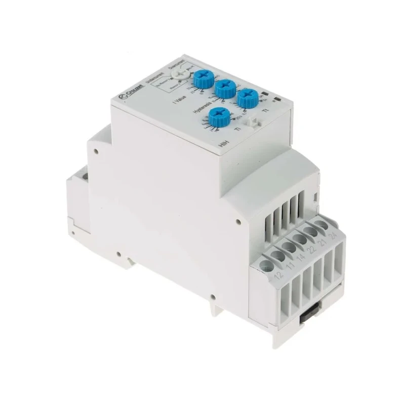 Crouzet Monitoring Relay 3 Phase DPDT DIN Rail 0.1A to 10A 24 V dc 240V ac 84871130