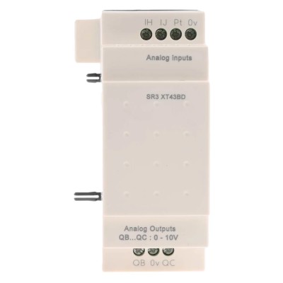 Schneider Electric Zelio Logic Series I/O Module, 2-Input Analogue Input, 2 Outputs Analogue Output, 24V DC, DIN Rail PT100