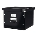 Leitz Black A4 Archive Box, Fibreboard, Dimensions 282 mm H x 356 mm W x 370 mm D W356mm