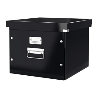Leitz Black A4 Archive Box, Fibreboard, Dimensions 282 mm H x 356 mm W x 370 mm D W356mm