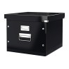 Leitz Black A4 Archive Box, Fibreboard, Dimensions 282 mm H x 356 mm W x 370 mm D W356mm