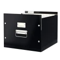 Leitz Black A4 Archive Box, Fibreboard, Dimensions 282 mm H x 356 mm W x 370 mm D W356mm
