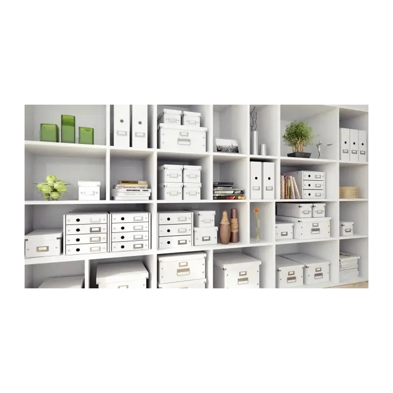 Leitz Black A4 Archive Box, Fibreboard, Dimensions 282 mm H x 356 mm W x 370 mm D W356mm