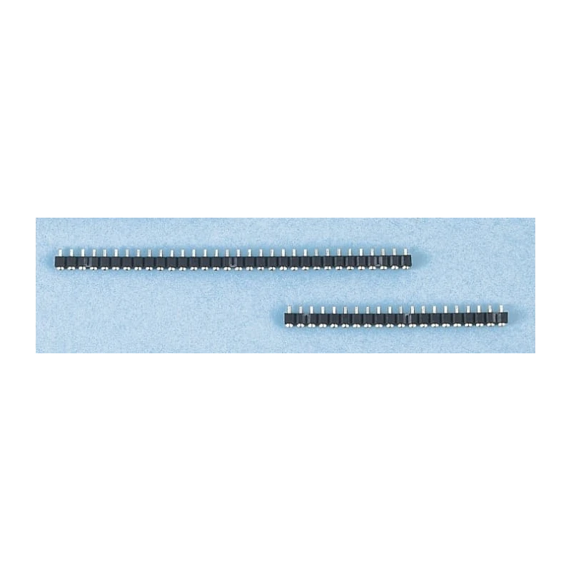 E-TEC SIB Series Straight Through Hole PCB Socket 32-Contact 1 Row 2.54 mm Pitch Solder SIB-132-S083-95