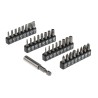 RS PRO Hex, Phillips, Slotted, Torx Screwdriver Bit Set 32 Pieces, Chrome Molybdenum Vanadium Steel, 1/4in Drive 615-9209
