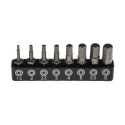 RS PRO Hex, Phillips, Slotted, Torx Screwdriver Bit Set 32 Pieces, Chrome Molybdenum Vanadium Steel, 1/4in Drive 615-9209