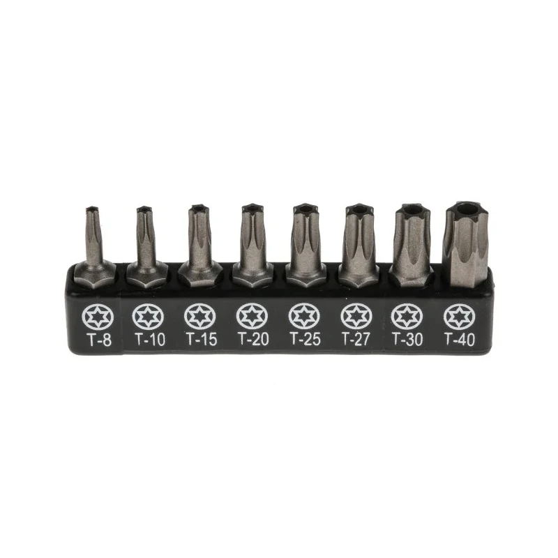 RS PRO Hex, Phillips, Slotted, Torx Screwdriver Bit Set 32 Pieces, Chrome Molybdenum Vanadium Steel, 1/4in Drive 615-9209