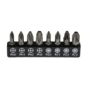 RS PRO Hex, Phillips, Slotted, Torx Screwdriver Bit Set 32 Pieces, Chrome Molybdenum Vanadium Steel, 1/4in Drive 615-9209