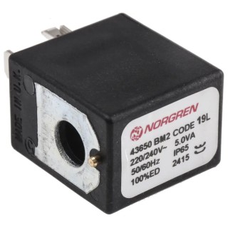 Norgren Replacement Solenoid Valve Coil Series V60-63 220V AC, 240V AC V10626-A19L