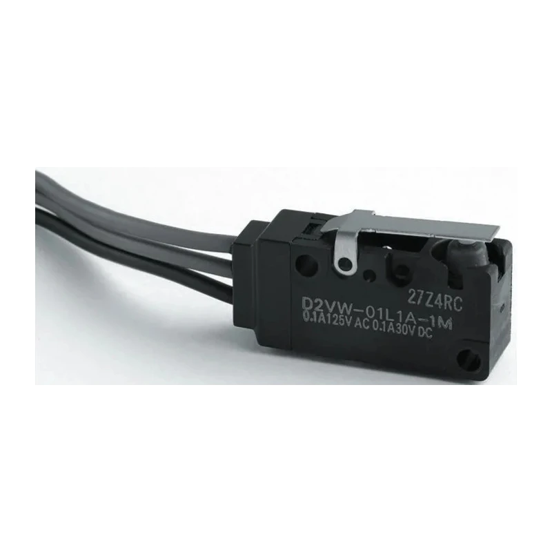 Omron Roller Lever Micro Switch, Solder Terminal, 5A, 250V AC, 30V DC, SPDT, IP67 D2VW-5L2A-1(D)(CHN)