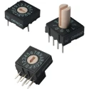Omron Rotary Coded DIP Switch Through Hole Actuator Rotary Flush A6R-101RF CHN