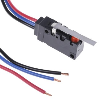 Omron Aratas Hinge Lever Micro Switch Pre-Wired Terminal 5A 250V AC 30V DC SPDT IP67 D2VW-5L1-1M(D)(CHN)