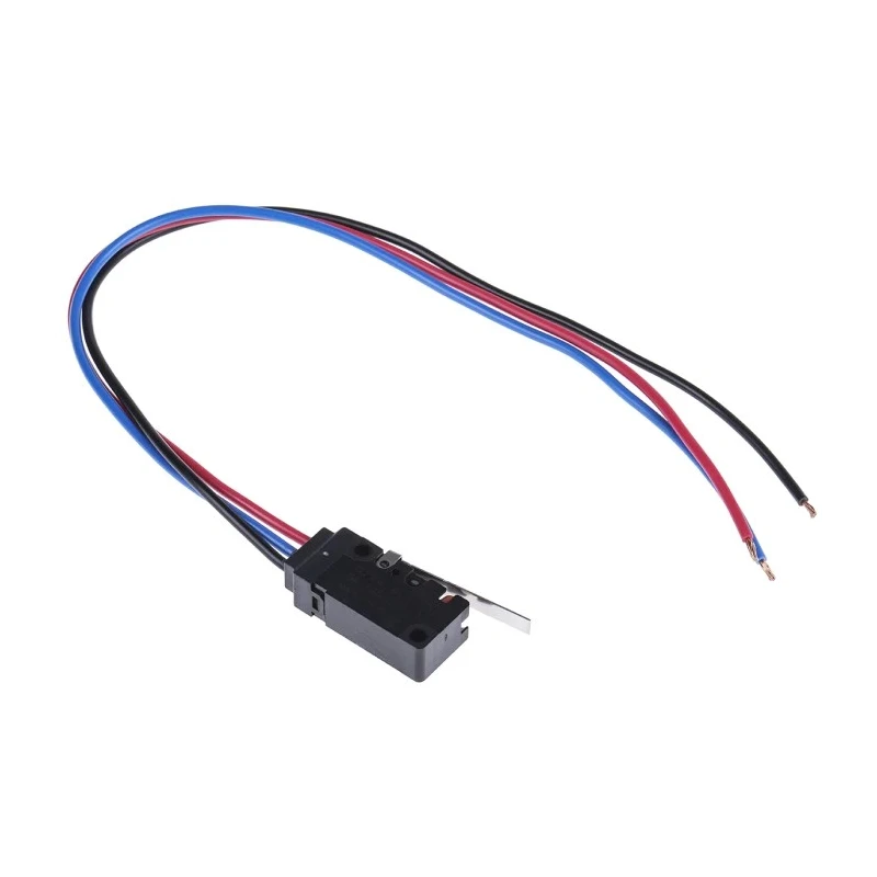 Omron Aratas Hinge Lever Micro Switch Pre-Wired Terminal 5A 250V AC 30V DC SPDT IP67 D2VW-5L1-1M(D)(CHN)