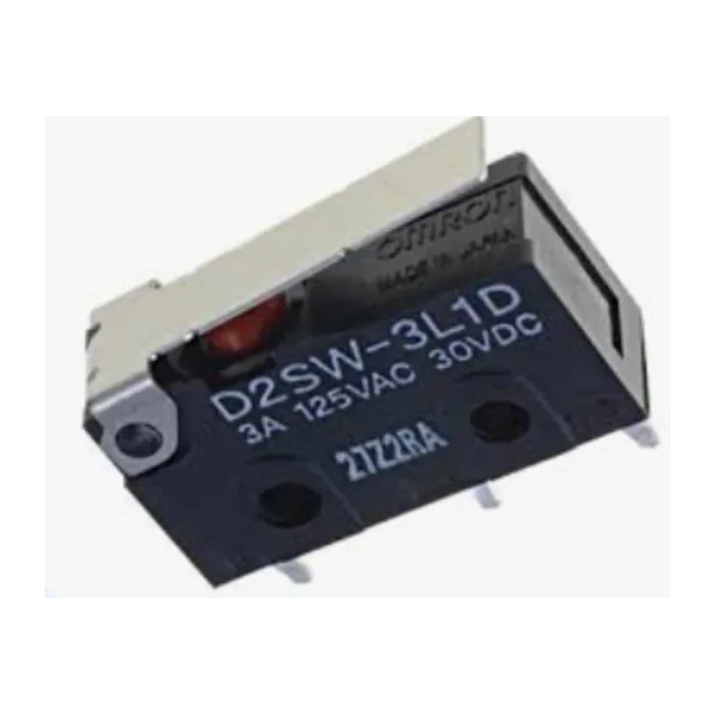 Omron Sealed Miniature Hinge Lever Micro Switch, PCB Terminal, 3A 250V AC, 30V DC, SPDT, IP67 D2SW-3L1D