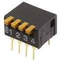 Omron Aratas Piano Rotary Coded DIP Switch Through Hole A6DR-4100