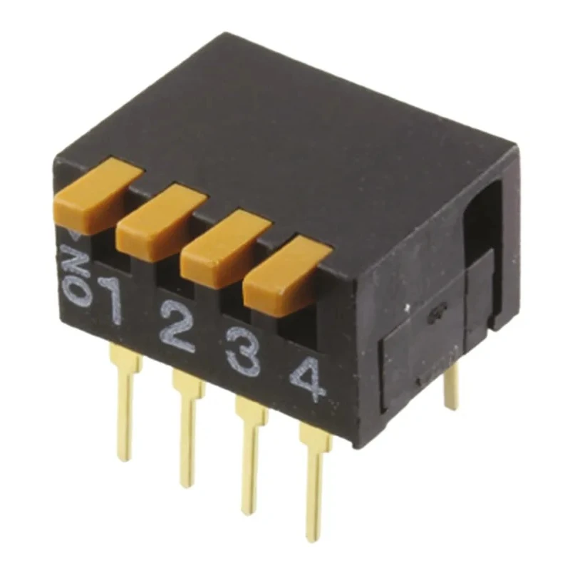 Omron Aratas Piano Rotary Coded DIP Switch Through Hole A6DR-4100