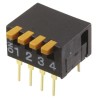 Omron Aratas Piano Rotary Coded DIP Switch Through Hole A6DR-4100