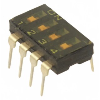 Omron Slide Rotary Coded DIP Switch Through Hole A6T-4104