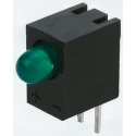 Kingbright Green Right Angle PCB LED Indicator 3 mm (T-1), 1 LED, 2.5 V L-710A8EW/1LGD