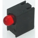 Kingbright Red Right Angle 3 mm (T-1) Single Colour PCB LED Indicator 2.5 V L-93A8EWP/1ID/TG-0L