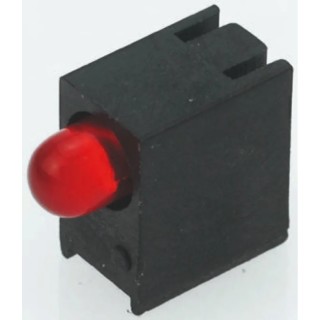 Kingbright Red Right Angle 3 mm (T-1) Single Colour PCB LED Indicator 2.5 V L-93A8EWP/1ID/TG-0L