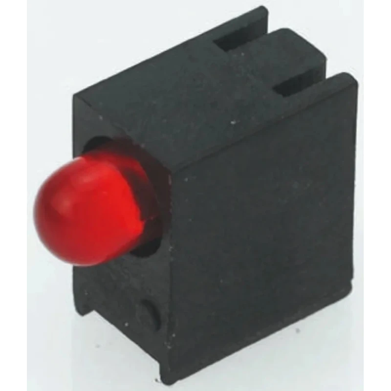 Kingbright Red Right Angle 3 mm (T-1) Single Colour PCB LED Indicator 2.5 V L-93A8EWP/1ID/TG-0L