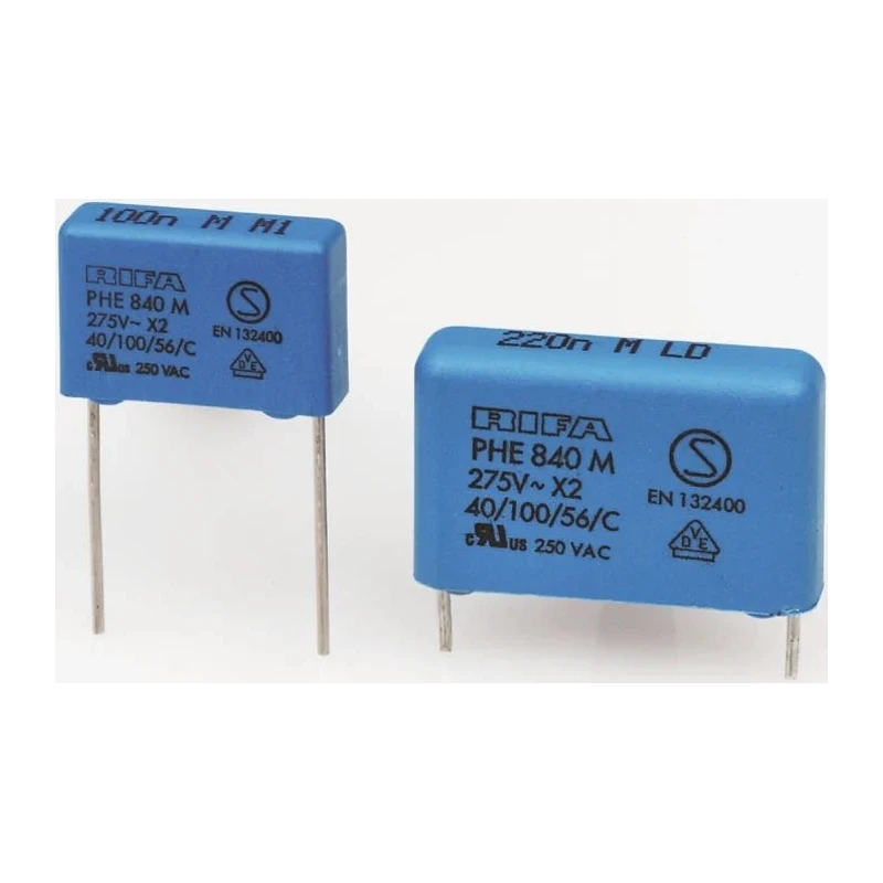 KEMET PHE840 Film Capacitor ±20% 47 nF 760 V DC 280 V AC Through Hole Mount PHE840