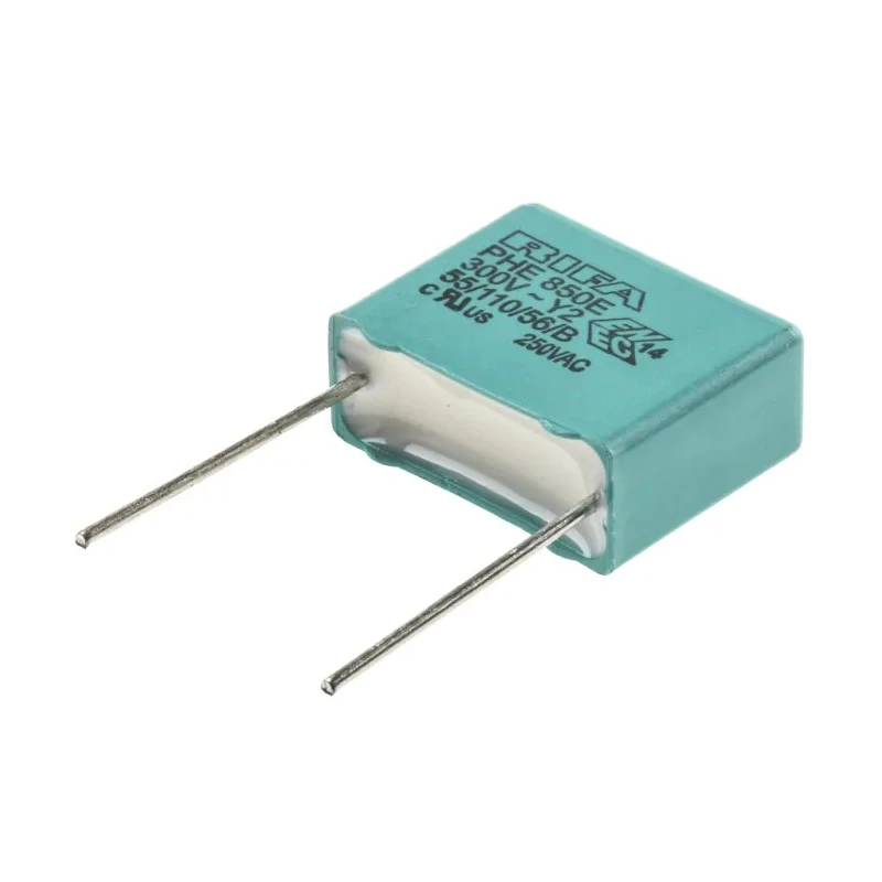 KEMET Film Capacitor Y2, Metallised Polypropylene, 22 nF ±20%, 1.25 kV DC 300 V AC, Through Hole Radial Terminal PHE850