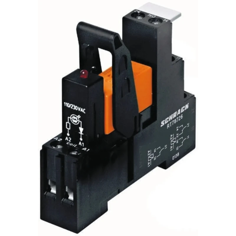 TE Connectivity Interface Relay RT Series, DIN Rail Mount, 24V AC Coil, SPDT Contact RT3S4R24 5-1415073-1