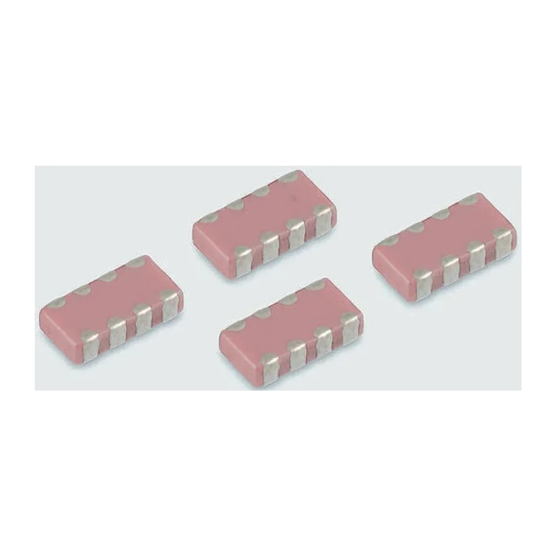 Yageo Array Capacitor 100 pF 50V dc -5% Tolerance 4 Way C0G Dielectric Surface Mount 0508 CA0508JRNPO9BN101