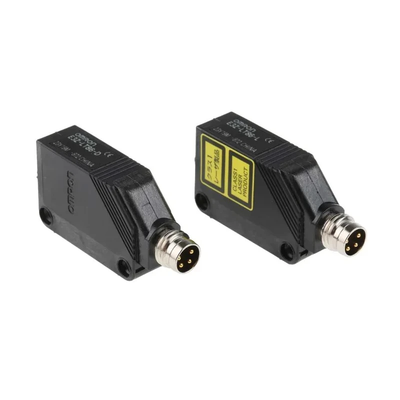 Omron Through Beam Photoelectric Sensor Block Style PNP Output 4-Pin M8 Connector 60 m Detection Range IP67 E3Z-LT86