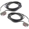 Omron Through Beam Photoelectric Sensor Block Type Stainless Steel Housing IP69K 15 m Detection Range PNP Output E3ZM-T81 2M