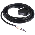 Omron Retroreflective Photoelectric Sensor Block Sensor, Detection Range 200 to 15 m, PNP Output, IP67 Rated E3Z-LR81 2M