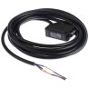 Omron Retroreflective Photoelectric Sensor Block Sensor, Detection Range 200 to 15 m, PNP Output, IP67 Rated E3Z-LR81 2M