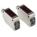 Omron Through Beam Photoelectric Sensor, Block Sensor, 15 m Detection Range, PNP Output, IP69K Stainless Steel E3ZM-T86