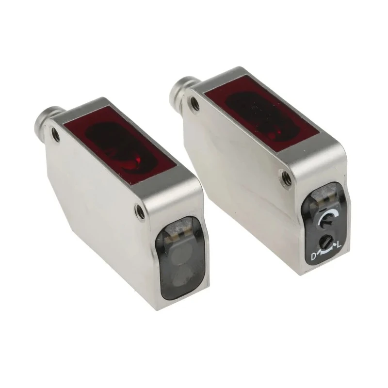 Omron Through Beam Photoelectric Sensor, Block Sensor, 15 m Detection Range, PNP Output, IP69K Stainless Steel E3ZM-T86