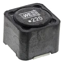 Wurth Elektronik WE-PD 1210 Shielded Wirewound Surface Mount Inductor with Ferrite Core 22 μH ±20% 5.3 A IDC 7447709220