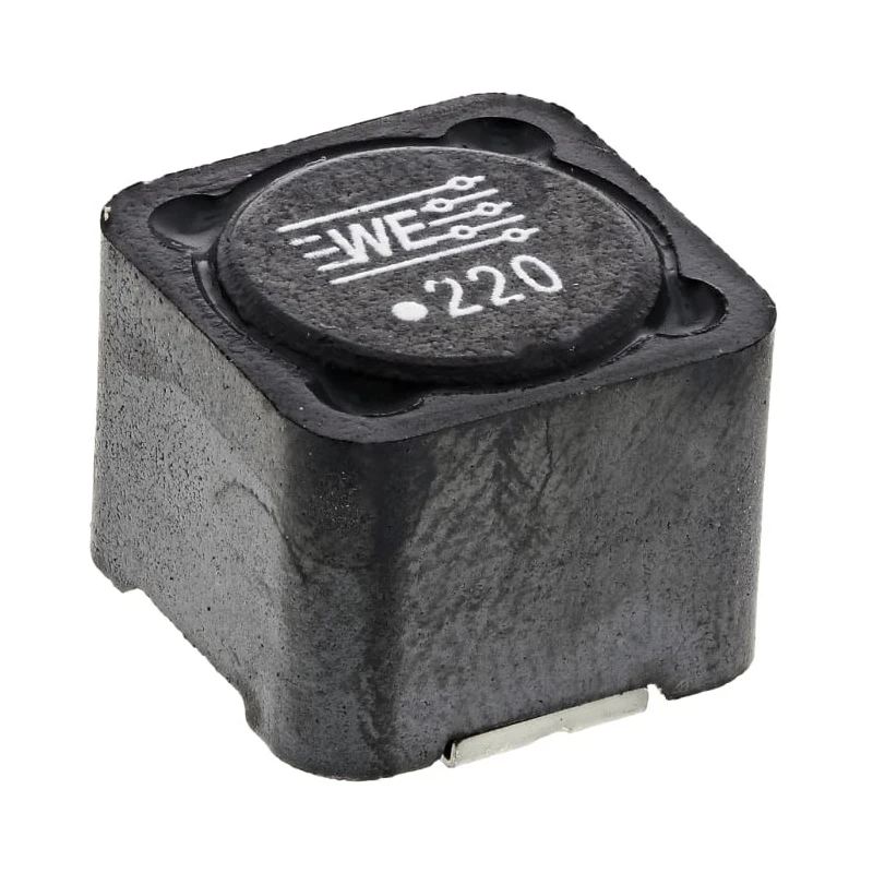 Wurth Elektronik WE-PD 1210 Shielded Wirewound Surface Mount Inductor with Ferrite Core 22 μH ±20% 5.3 A IDC 7447709220