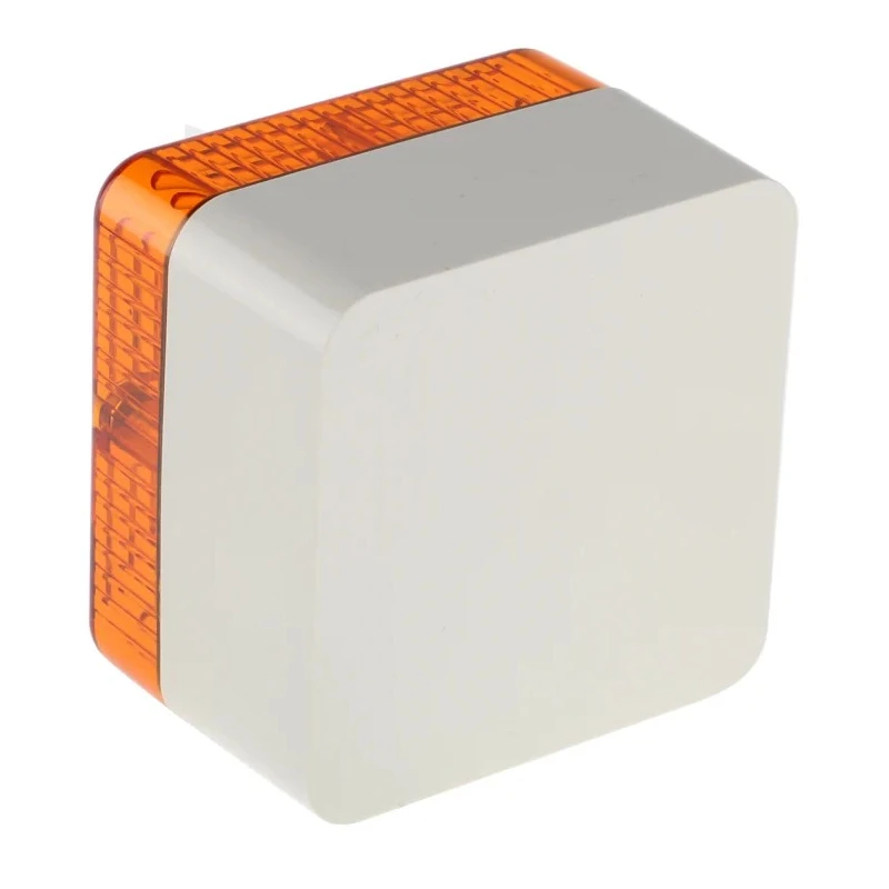 e2s Amber Xenon Flashing Surface Beacon 230V AC/DC, White Housing, IP66 