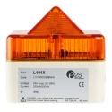 e2s Amber Xenon Flashing Surface Beacon 230V AC/DC, White Housing, IP66 