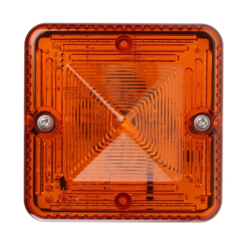 e2s Amber Xenon Flashing Surface Beacon 230V AC/DC, White Housing, IP66 