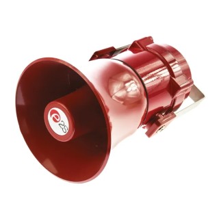 e2s BEXS110 Series Electronic Sounder Surface 230V AC 117 dB Multi-Tone LM6 Marine Grade Aluminium BEXS110DFAC115AB1A1R
