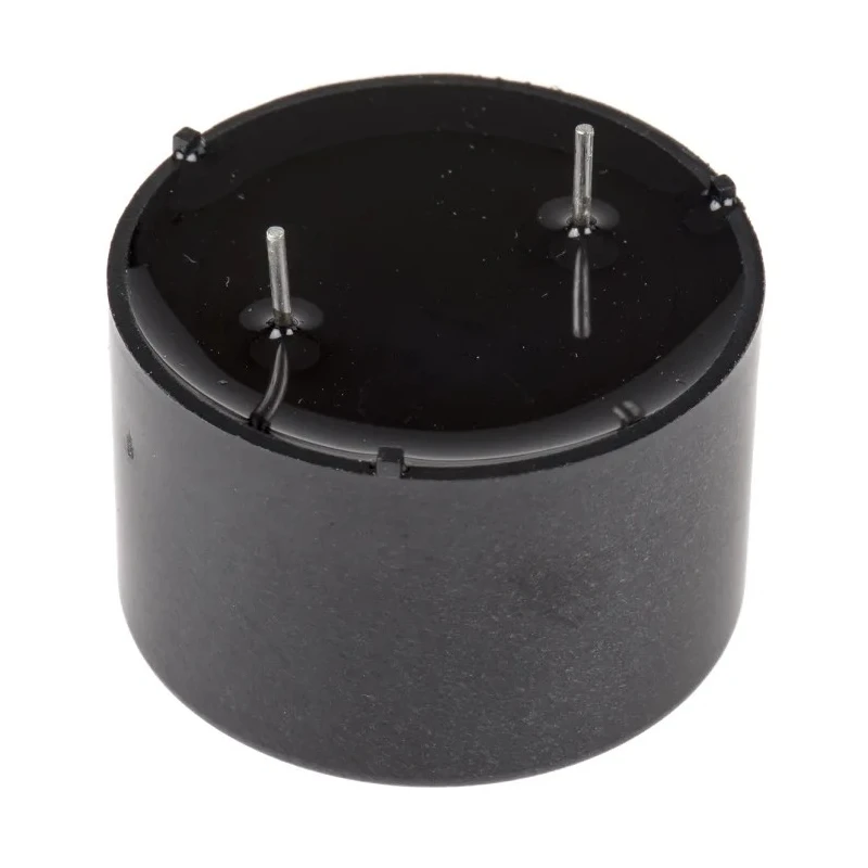 RS PRO 77 dB Through Hole Continuous Internal 20 mm Height x 30 mm Diameter Piezo Buzzer Component 3 V dc Min 24 V 617-3053