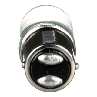 Schneider Electric Incandescent Bulb BA15D, Clear Lens, 24V, 6.5W 