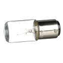 Schneider Electric Incandescent Bulb BA15D, Clear Lens, 24V, 6.5W 