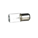 Schneider Electric Incandescent Bulb BA15D, Clear Lens, 24V, 6.5W 