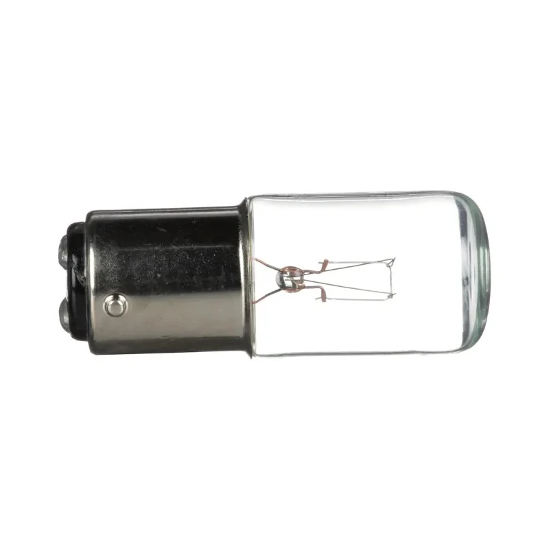 Schneider Electric Incandescent Bulb BA15D, Clear Lens, 24V, 6.5W 