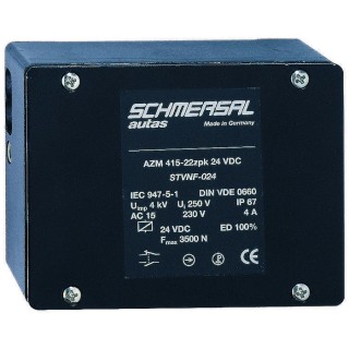 Schmersal Solenoid Interlock Switch AZM415-11/11 ZPKE 110VAC-M20, Power to Unlock, 110V AC, 10W, IP67 Rated