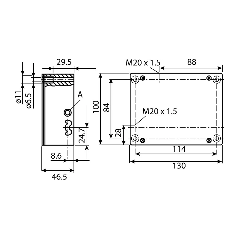 Schmersal Solenoid Interlock Switch AZM415-11/11 ZPKE 110VAC-M20, Power to Unlock, 110V AC, 10W, IP67 Rated